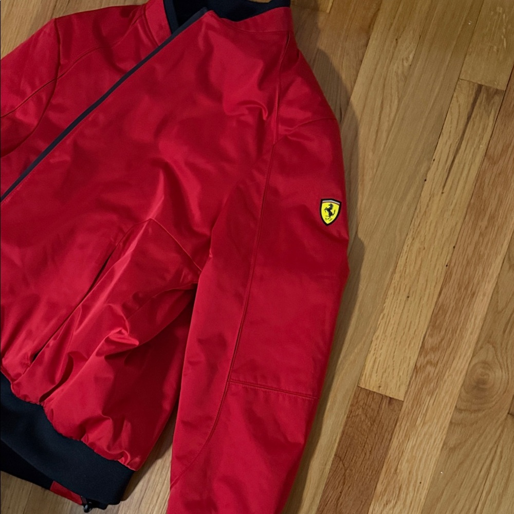 Ferrari Scuderia Official Red Bomber Jacket - Picture 7 of 8
